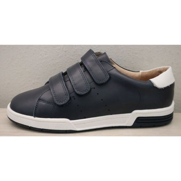 Perroquet SZYVSS2411 Boys Sz 38 US 5.5-6 Navy Blue Leather Rugged Sneakers Shoes - Picture 7 of 11